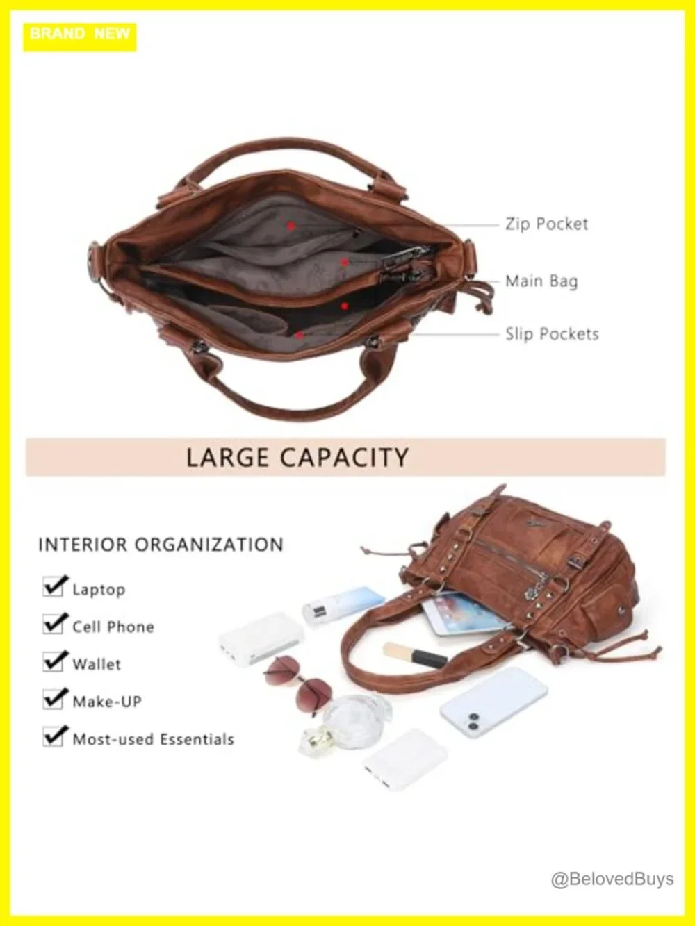 Retro Hobo Vegan Leather Shoulder Bag